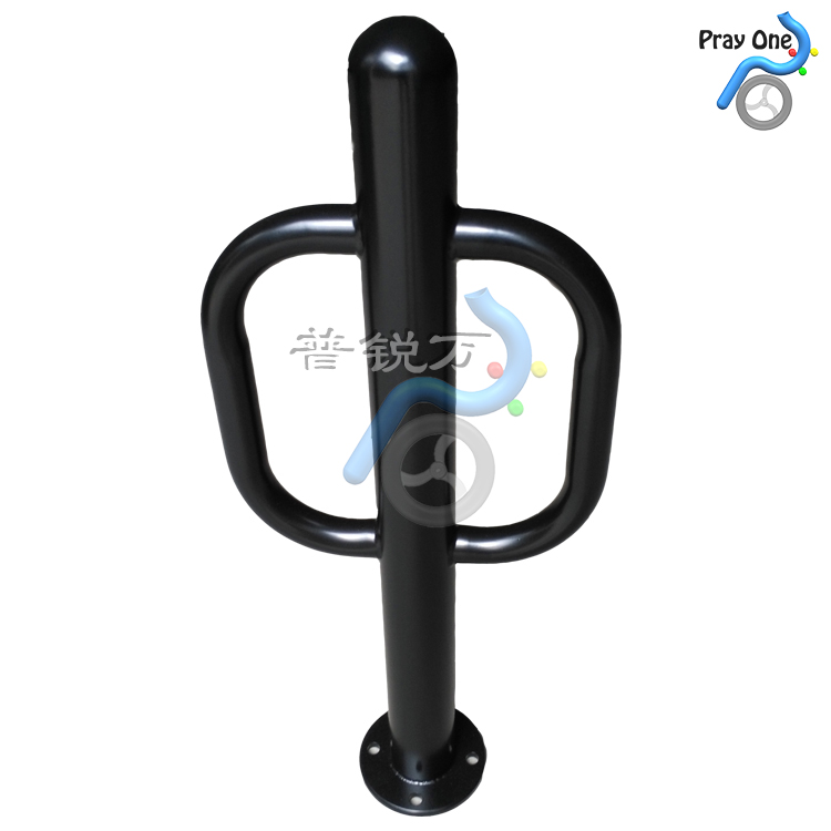 bollard shape bicycle rack