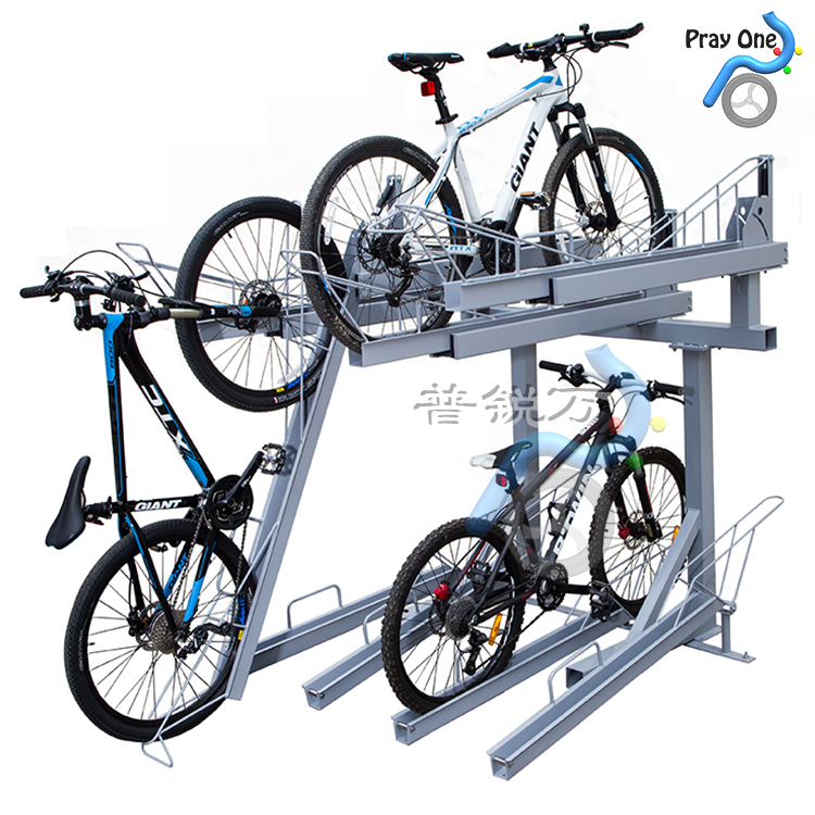 two layer bike rack